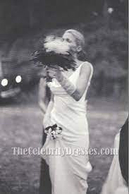 We did not find results for: Carolyn Bessette Kennedy Elfenbein Slip Cowl Ausschnitt Abend Brautkleid Thecelebritydresses