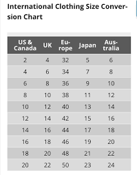 Women clothing in australia is similar to uk and us clothing sizes. How Do Uk Shirt Sizes Compare To Us Shirt Sizes Quora