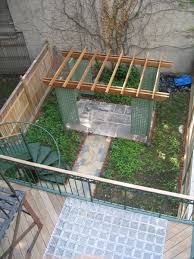 Glass Floor Deck Those With Steel Decks Do You Have Light Blockage Issues Brownstoner Glass Floor Steel Deck Glass Railing Deck