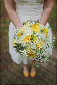 Gray And Yellow Wedding At The Barn At Fallingwater Yellow Wedding Flowers Yellow Wedding Bouquet Yellow Bouquets
