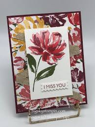 Download some new baby background papers for card making to give your cards an extra touch new baby card ideas. Big Sky Stampin Fine Art Floral Suite In 2021 Floral Art Floral Cards Flower Cards