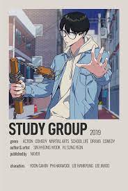 Study Group Minimalist Poster | Anime shows, Anime printables, Anime films