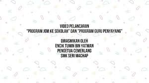 Jamaludin, ketua unit akademik, ppd jasin. Sesmac Jom Ke Sekolah 2021 Youtube