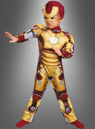 Schminken anleitung tipps motive vorlagen. Iron Man 3 Children Costume Gold Kostumpalast De