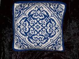 Knitting a gauge swatch is one of the most important steps before starting a knitting project. Delft Pillow Pillow Pattern Knit Decor Pattern