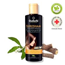 It is even used for scalp massages. Ayurvedic Sukesham Anti Hair Fall Oil For Hair Fall Control Hair Reg Guduchi Ayurveda