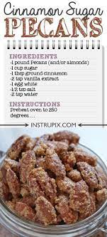 Homemade Cinnamon Sugar Pecans Recipe Pecan Recipes Snacks Nut Recipes