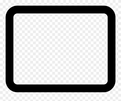 Free white rounded rectangle png, download free clip art, free. Rounded Rectangle Stroked Icon Empty Tick Box Png Clipart 1628525 Pinclipart