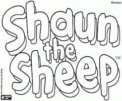 More than 5.000 printable coloring sheets. Logo Of Shaun The Sheep Coloring Page Printable Game