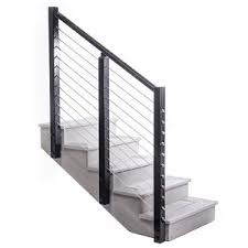 How many steps, what total rise height requires. Stair Rail For Post To Post Deck Railing On An Angle
