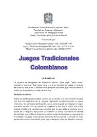 Juego tradicional la rayuela y sus reglas : Juegos Tradicionales Colombianos