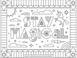 The scrap coloring website also lets you make your own coloring pages with your name on it or other custom text. Stay Home Color A Collection Of Free Coloring Pages To Help You Relax Dribbble Design Blog