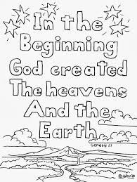 Genesis coloring pages for kids online. Coloring Pages For Kids By Mr Adron Genesis 1 1 Coloring Page Free Bible Lessons For Kids Bible Study For Kids Bible For Kids