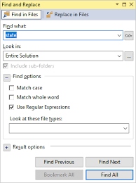 Synonyms for studio include workroom, atelier, study, workplace, workspace, bottega, office, gallery, shop and workshop. Find And Replace Text And Multi Caret Selection Visual Studio Windows Microsoft Docs