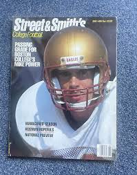 1988 Street And Smith’s College Football Cover Mike Power Boston Eagles