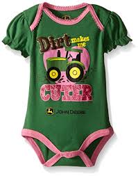 John Deere Baby Dirt Makes Me Cuter Bodyshirt Green Medium Pink 3 6 Months Buy Online In Aruba At Aruba Desertcart Com Productid 26228859