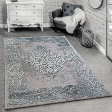 Designer Teppich Modern Wohnzimmer Teppiche 3d Barock Muster In Grau Turkis Creme Wohn Und Schlafbereich Des Teppich Design Teppich Wohnzimmer Moderne Teppiche