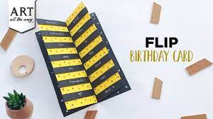 Tweet email send text message. Flip Birthday Card Handmade Card Ideas Creative Card Diy Greeting Cards Youtube