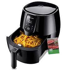Air Fryer Xl 5 8qt Electric Large Deep Fryer Oil Free Touchscreen With Detachable Basket Dishwasher Safe Auto Shut Air Fryer Air Fryer French Fries Pan Pizza