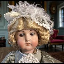 Antique German All Bisque Doll