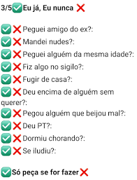 Criamos uma lista com as melhores perguntas para eu nunca. Biografia 2 Eu Ja Eu Nunca Orkutudo Com