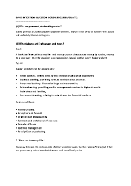 Check out your options to find the best career fit based on your interests, skills. Bank Viva Question Bangla