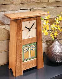 Our craftsman style table lamps come in a variety of intricate styles and can be customized to your exact specifications. Craftsman Style Clock Woodworking Project Woodsmith Plans