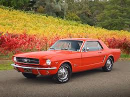 Image result for Poppy Red 1964 Mustang