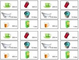 comparing capacity millilitres and litres maths activity