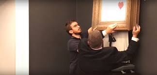 Banksy recently shred a piece of his art at an auction at sotheby's in london. Banksy Artwork Shredded Itself Seconds After Being Sold For More Than 1 Million Dollars Bored Panda