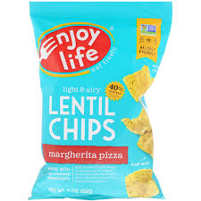 And unlike regular potato chips, they are baked, not fried. Enjoy Life Foods Light Airy Lentil Chips Margherita Pizza Flavor 4 Oz 113 G Iherb