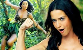 Katy Perry S Roar Video Watch Singer Swing Through The Jungle In A Plunging Leopard Print Bikini Daily Mail Online Katy perry explained the emotions behind the song in an interview with perez hilton, by saying, strangely enough, as much as i'm so loud and proud about my music, sometimes. katy perry s roar video watch singer