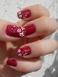 Que incluye unas 400 a 500. Disenos De Unas Rojas Red Nail Art Design 79 Jpg 450 600 Unas Decoradas Con Flores Unas Con Flores Unas Decoradas