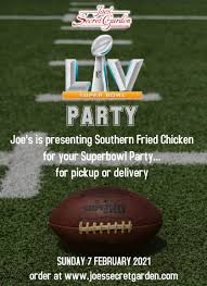 The big apple will be hit with a fresh round of powder super bowl sunday from yet another storm, forecasters said. Joes Secret Garden Take Home Fried Chicken For Your Super Bowl Sunday February 7 2020