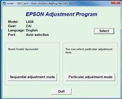 Epson Adjustment Program L850 Epson Reset Resume Template Word