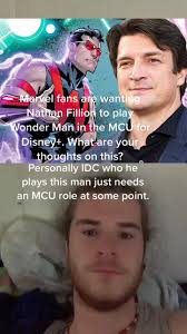 Do you want Nathan Fillion to play in the MCU? #marvel #mcu #disneyplus  #wonderman #nathanfillion #firefly #marvelstudios #StJudeDadPhotos
