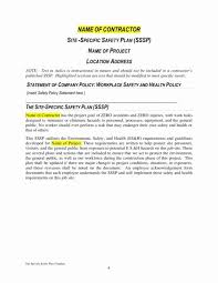 Site Safety Plan Template Inspirational 14 Construction Safety Plan Template Pdf Word In 2020 Action Plan Template How To Plan Workplace Safety And Health