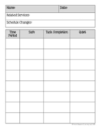 Behavior Chart 3 Behavior Goals