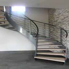 No steam is required.the excel file containing the equation for the curvature is. China Modern Design Curved Stair With Stainless Steel Railing Balustrade China Railing Balustrade
