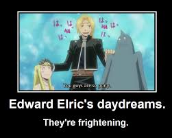 Персонаж аниме, манги и ранобэ. Edward Elric S Daydreams By Trulybonkerrs On Deviantart