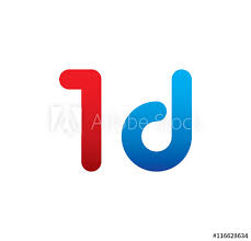 Find and follow posts tagged one direction logo on tumblr. 1d Logo Initial Blue And Red Buy This Stock Vector And Explore Similar Vectors At Adobe Stock Adobe Stock