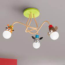 Led childrens' ceiling lights available. Safari Animals Ceiling Light Shades Of Light Kids Ceiling Lights Kids Lamps Ceiling Lights