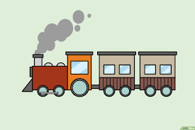 Kereta api rel transportasi perjalanan stasiun metro bus bawah tanah kereta. 4 Cara Untuk Menggambar Kereta Api Wikihow