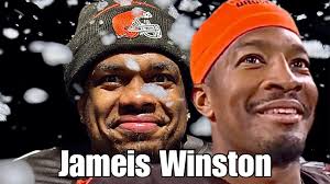 This how Jameis Winston was acting during his 1st Snow Games vs. Pittsburgh  Steelers!
