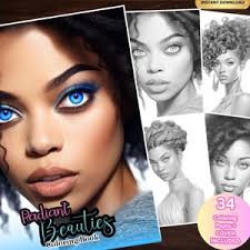 Livre de coloriage bébé afro-américain bébés afro imprimable PDF en niveaux  de gris Pages à colorier téléchargement immédiat art-thérapie numérique  Télécharger Anime