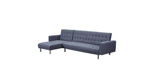 The figo futon chaise lounge before construction. 2 8m Linen Fabric 5 Seater Sofa Bed Set Chaise Lounge Couch Futon Recliner Dark Grey Kogan Com