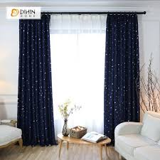 4.4 out of 5 stars with 41 ratings. Dihin Home Navy Blue Star Printed Blackout Grommet Window Curtain For Living Room 52x63 Inch 1 Panel Curtains Living Room Curtains Drapes Curtains