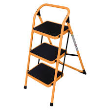 Folding Step Stool Wooden Two Step Ladder Safety Kitchen Stores Compact Tool For Sale Online Ebay Delxo 2 step stool folding wide pedal steel ladder.