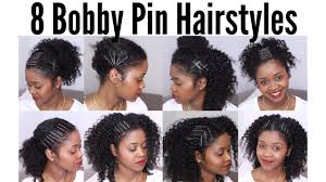 Black hair pin up 1. 8 Bobby Pin Hairstyles On Natural Hair Flawlesshairstyle Youtube