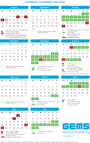 Academic Calendar Gems World Academy Singapore Make It Academic Calendar Singapore School Calendar